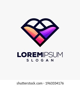 letter V concept logo design