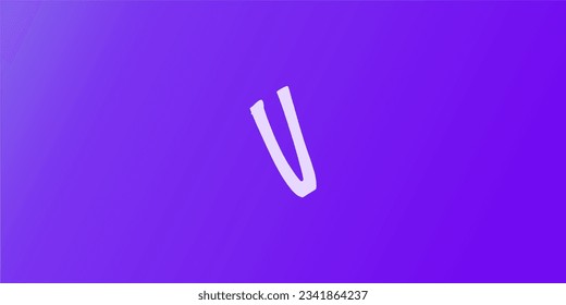 Concepto de letra V, concepto de logotipo de tipografía, logotipo de monograma y logotipo de la letra inicial, moderno y sencillo