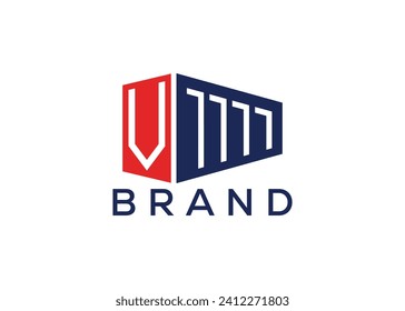 Vektor-Logo-Design-Vorlage für Buchstaben V