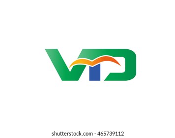 Letter V and D logo
