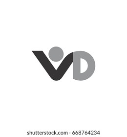  letter v and d logo