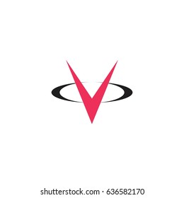 letter v design logo