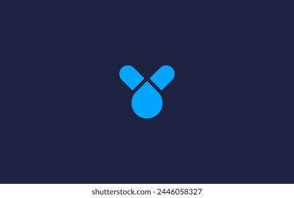 letter v with drops logo icon design vector design template inspiration