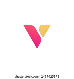 Letter V Elegant Logo Design. V Icon Vector