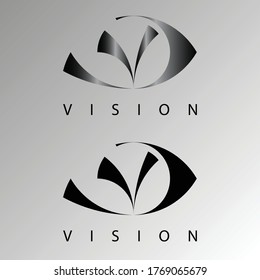 Buchstaben v und Logo