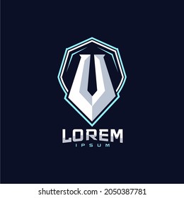 Letter V Gaming Sport Team Logo Design