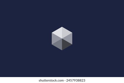 letter v with hexagon logo icon design vector design template inspiration