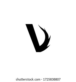 Buchstabe V Initial Icon Logo Design Inspiration Vektor Vorlage