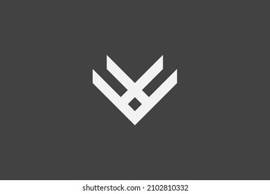 Letter V initial logo design