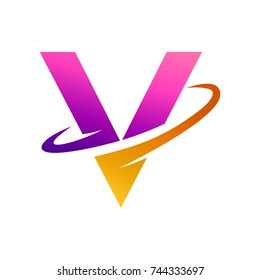 Letter V Initial Logo Template