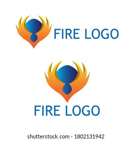 El logotipo de las iniciales de la letra V en naranja se utiliza para la plantilla del logotipo de la empresa. logotipo V con el concepto de fuego.