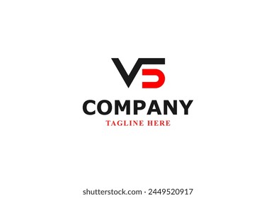 letter v and j rabbit minimal logo