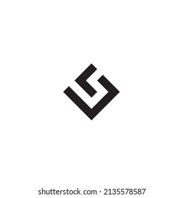 
letter V, L and C simple symbol box vector logo