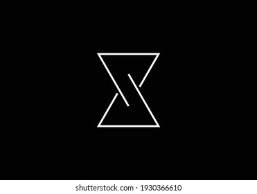 Letter V A line logo design. Linear bowtie creative minimal monochrome monogram symbol. Universal elegant vector emblem. Premium business logotype.