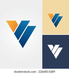 Vector de diseño de carga de carta V