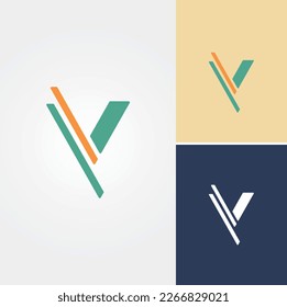 Vector de diseño de carga de carta V