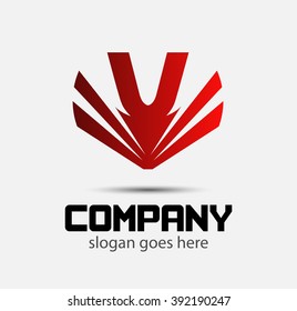 Letter V logo
