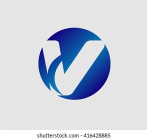 Letter V logo
