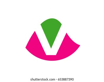 Letter V logo
