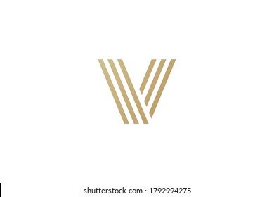 letter V logo . abstract letter v logo design . clean and modern style . vector illustration