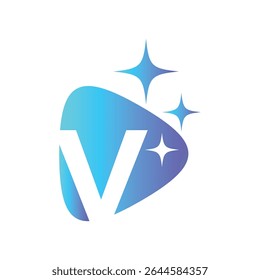 Letter V logo, V logo, AI logo set, modern and minimal design, tech-inspired, colorful icons and symbols, suitable for artificial intelligence, innovation, branding, startups, and digital identity.