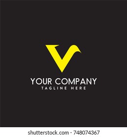 Letter V logo company