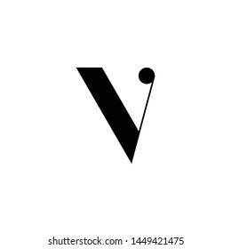 A letter V logo design