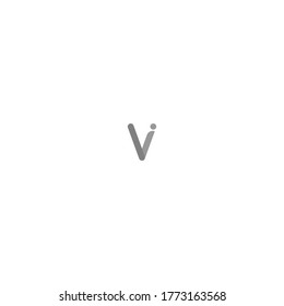 Ilustración de diseño de logotipo de carta V