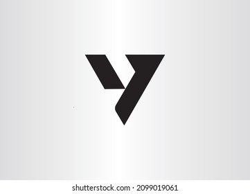 El concepto de diseño del logotipo de la carta V es de estilo moderno. Símbolo de alfabeto gráfico creativo