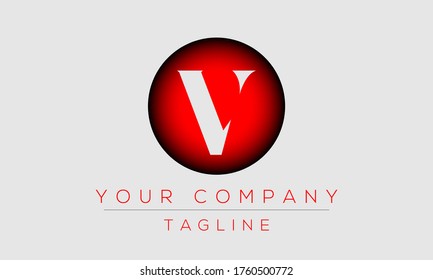 Letter V Logo Design, Creative Modern Icon V
