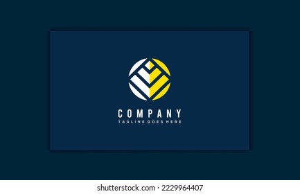 Letter V Logo Design With Editable Vector Template.