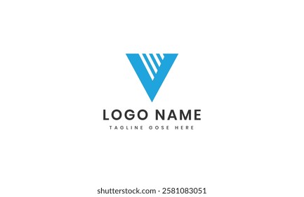 Letter v logo design icon