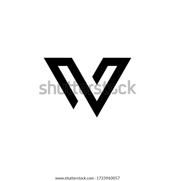 Letter V Logo Design Icon Template