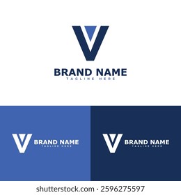  Letter V Logo Design in a Modern Style Pro Vector with Excellent Concept