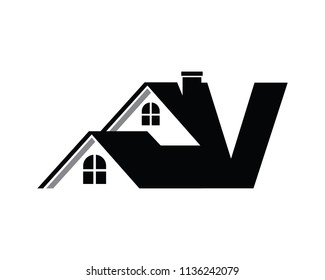 Letter V Logo Design Template