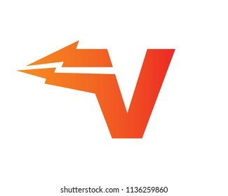Letter V Logo Design Template