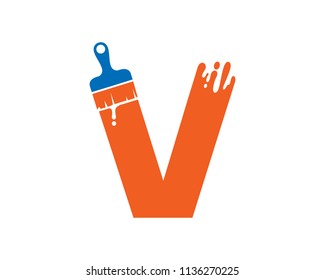 Letter V Logo Design Template