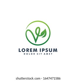 Plantilla de diseño de logotipo V ilustración vectorial