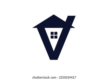 Letter V logo design template, Vector illustration