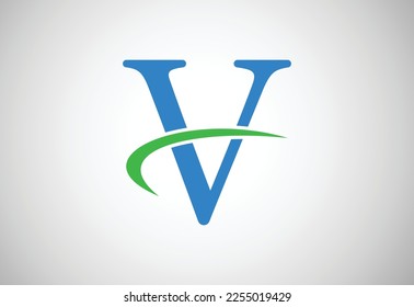 Letter V logo design template, Vector illustration
