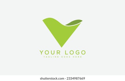 Letter V logo design template vector illustration.