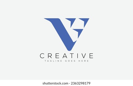 Letter V logo design template vector illustration.