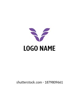 letter v logo design vector icon