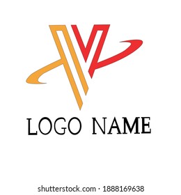Logo-Design-Vektorsymbol von Buchstabe V 
