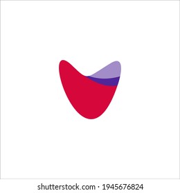 letter V logo design vector sign