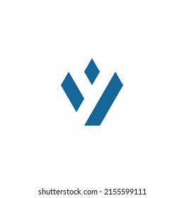 vector de diseño de logotipo de letra V