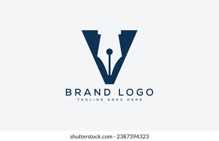 letter V logo design vector template design for brand.