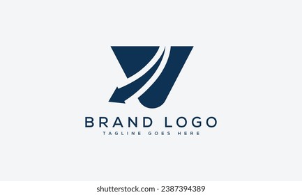 diseño de la plantilla vectorial de diseño del logotipo V de la letra para la marca.