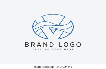 letter V logo design vector template design for brand.