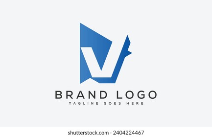 Buchstabe V Logo Design Vektordesign für Marke.